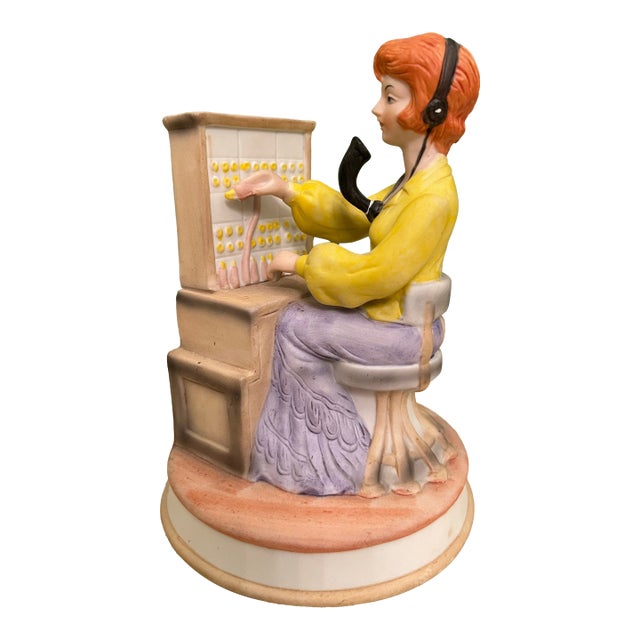 Telephone Operator Music Box For Sale