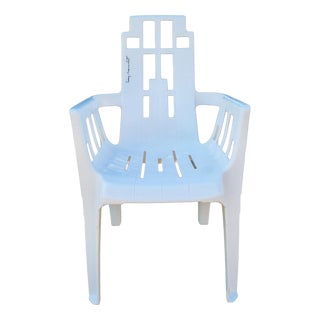 Plastic Boston Stackable Garden Chair by Pierre Paulin for Henry Massonnet, 1980s For Sale