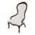 Late 19th Century Victorian Style Spoon Back Parlor Lounge Chair For Sale