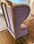 Traditional Purple Reign Wing Chair For Sale - Image 3 of 6