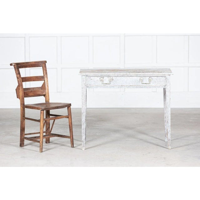 19th Century Swedish Dry Scraped Mahogany Side Table For Sale - Image 4 of 12