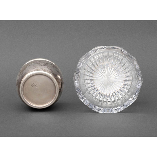 Early 20th Century Sterling Silver & Cut Glass Vanity Accessories, 8 For Sale - Image 5 of 18