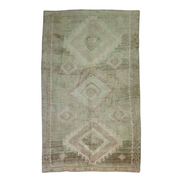 Zabihi Collection Turkish Geometric Room Rug For Sale