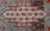 Antique Geometric Persian Malayer Gallery Runner in Gray, Blue, Light Tera-Cotta and Cream For Sale - Image 9 of 13