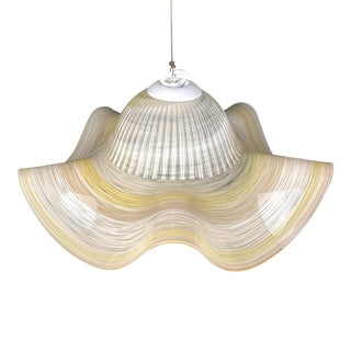 1970s XL Murano Glass Pendant Lamp, Italy For Sale