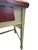 Wood Custom Refinished Hand-Painted 3-Drawer Writing Desk For Sale - Image 7 of 9