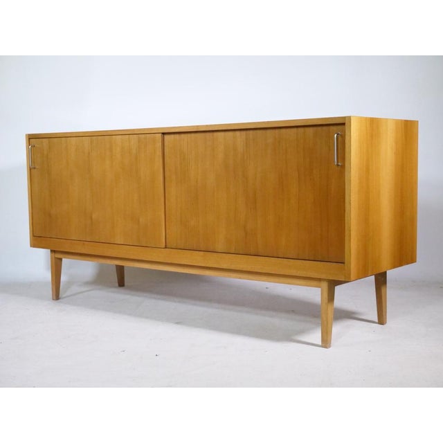 Scandinavian Sliding Door Sideboard, 1960s For Sale - Image 12 of 13