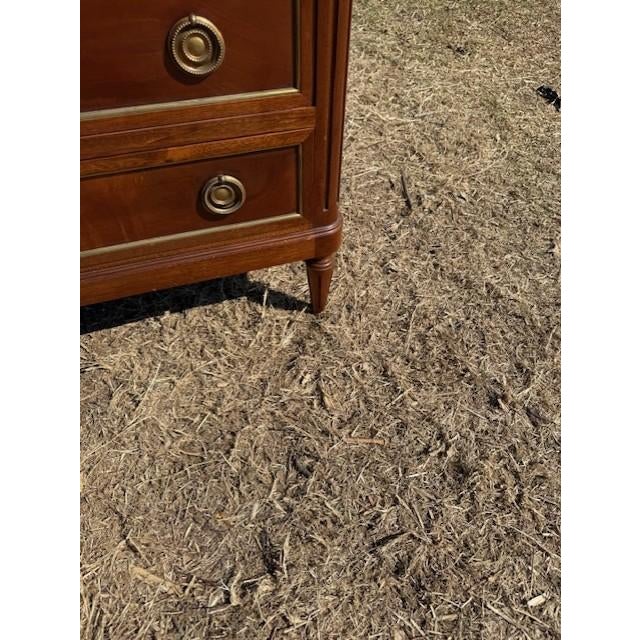 19th Century French Louis XVI Secretary Desk Carrara Marble Top For Sale - Image 14 of 18