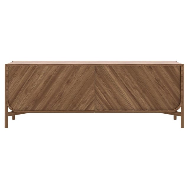 Natural Walnut Marius Sideboard 185 by Harto For Sale - Image 6 of 6