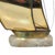 Nautical Vintage Nautical Brass Sail Boat With Stone Base Signed DeMott 17” Tall For Sale - Image 3 of 10