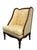 Hickory Chair Furniture Company Hickory Chair Louis XVI Style Carved Wood Wingback Lounge Chair For Sale - Image 4 of 10