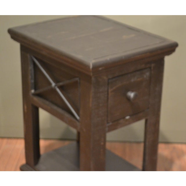 Greenview Charcoal Side Table For Sale - Image 9 of 9