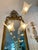 Mid-Century Modern Italian Brass Glass Floor Lamp Murano For Sale - Image 3 of 13