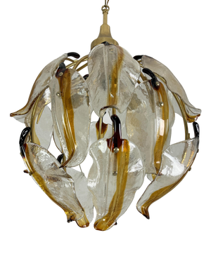 Murano Glass 3-Light Pendant, 1970s