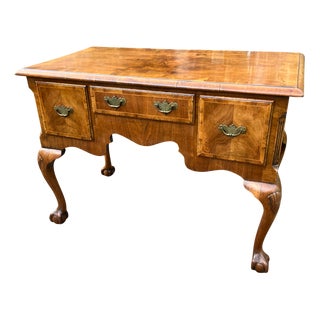 Queen Anne Revival Walnut Lowboy, 1890s For Sale