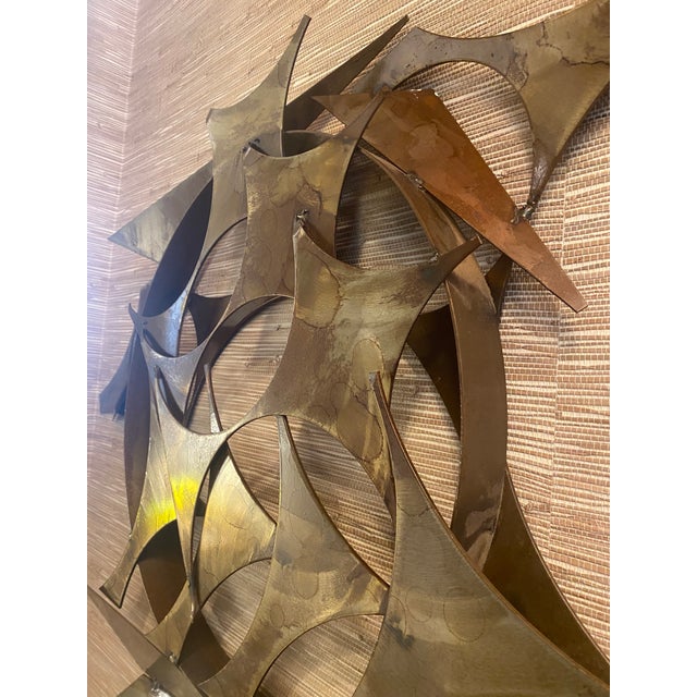 Mid-Century XL Brutalist Wall Sculpture For Sale - Image 12 of 13