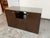 Brown Lily Jack Walnut Bespoke Credenza + Glass Top For Sale - Image 8 of 12