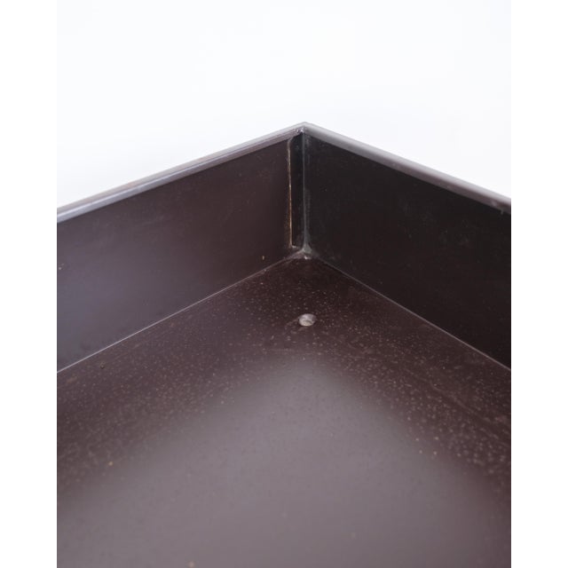 Flower Basin in Rosewood & Metal, 1960s For Sale - Image 4 of 12