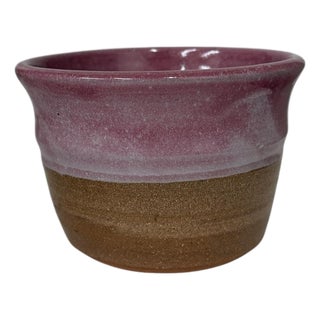 Vintage Art Pottery Planter Signed by Artist For Sale