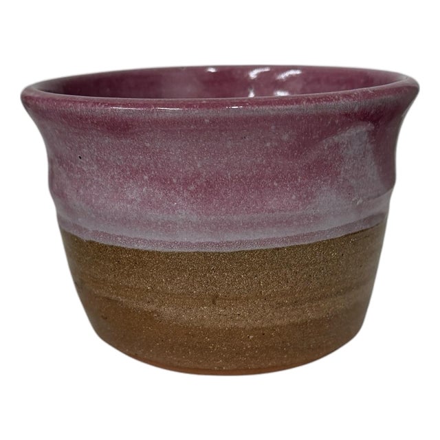 Vintage Art Pottery Planter Signed by Artist For Sale