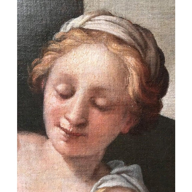 Jacopo da Empoli, Temperance, Oil on Canvas, Late 16th Century, Framed For Sale - Image 3 of 12