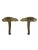 Gold 1950s Italian Console Wall Brackets - a Pair For Sale - Image 8 of 8