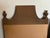 1980s Pair of Vintage Bassett Furniture Staunton Collection Pecan Dresser Mirrors For Sale - Image 5 of 9
