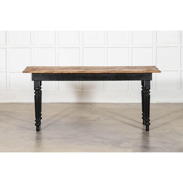 Antique English Ebonised Pine Server Table, 1890 For Sale - Image 10 of 16