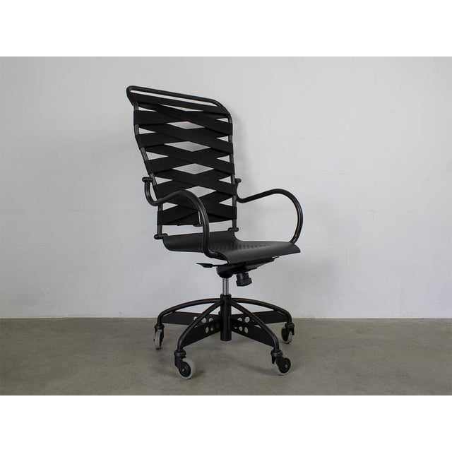 Italian Canasta Desk Chair by Paolo Parigi for Heron Parigi, 1980s For Sale - Image 11 of 13