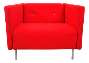 Dutch Modern Red Bottoni Armchair by Marcel Wanders for Moooi, 2010s