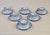 Vintage Spanish Talavera Blue and White 16 Piece Coffee Set For Sale - Image 12 of 15
