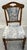 French Country Vintage French Country Oak and Upholstery Dining Chairs - Set of 6 For Sale - Image 3 of 11