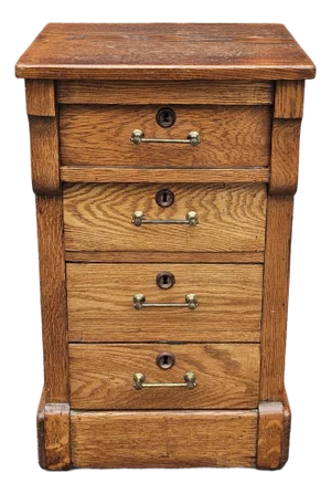 Late 19th Century Victorian Oak Side Chest