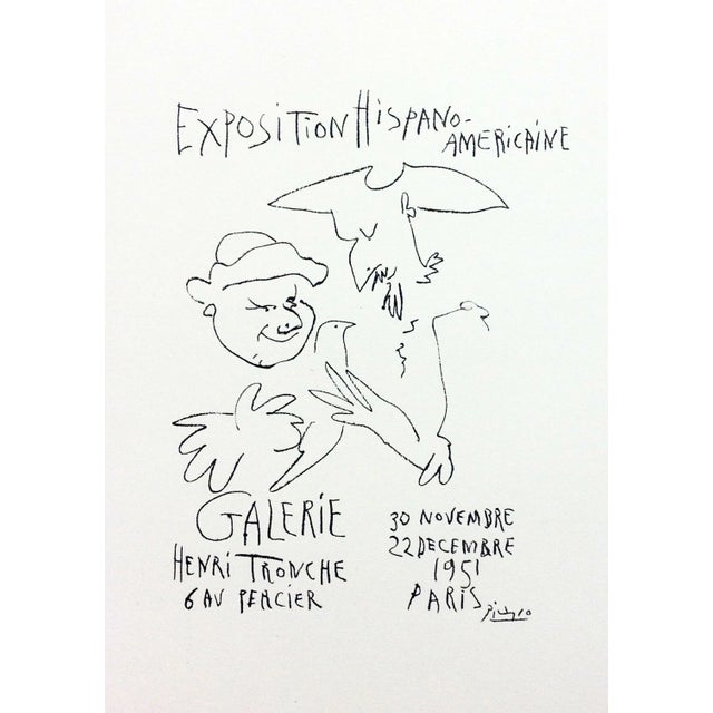 Title: Expo Italiano Americain Artist: Pablo Picasso Country: Spain Medium: Lithograph – 64 Paper size: 12.50 X 9.50 inch...