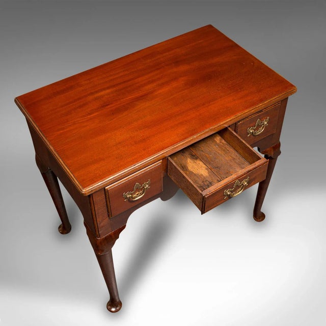 Wood 1780s Small Antique Georgian English Hall Table For Sale - Image 7 of 11
