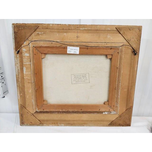American 1960s Original Signed Western Painting by Listed Artist Konstantin Kutnetsov For Sale - Image 3 of 9