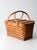Vintage Splint Weave Picnic Basket For Sale - Image 11 of 12
