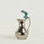 Mid-Century Modern Vintage Silver Plate Pitcher With Toucan For Sale - Image 3 of 11