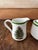 Bright Green Vintage George Briard Yule Tide Creamer and Sugar Bowl Set Mid Century Christmas Serveware For Sale - Image 8 of 9