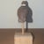 Wood Vintage Hand Carved Wood Shore Bird — Signed Folk Art, 6.5" For Sale - Image 7 of 7