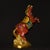 Asian Late 19th Century Cloisonné Enamel Horse Statue, Gilt Bronze Figure, 3kg For Sale - Image 3 of 9
