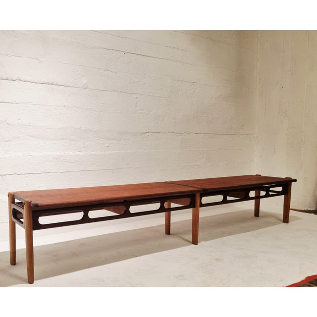 1950s Vintage Bench by William Watting for Scanflex, 1950s For Sale - Image 5 of 17
