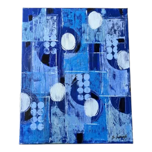 Contemporary Original Abstract Painting by Stephen Heigh “Blueberry”