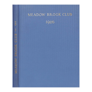 "Meadow Brook Club m.b.h. Year Book" 1926