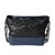 Contemporary Black & Blue Quilted Aged Calfskin Large Gabrielle Hobo For Sale - Image 3 of 8