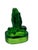 Vintage Emerald Green Pressed Glass Praying Hands Sculpture For Sale - Image 9 of 11