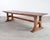 Monumental French Arts Crafts Oak Farmhouse Dining Table 9.5 Ft For Sale - Image 15 of 16