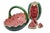 Ceramic Vintage Strata Group “Ripe Watermelons” Sculptural Ceramic Pitcher & Basket Set, 5 Pieces For Sale - Image 7 of 18