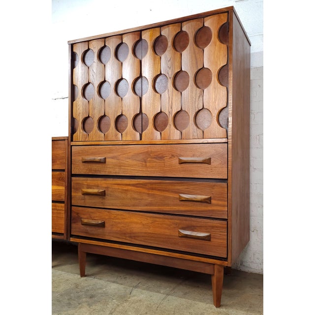 1960s Sculptural Original Mid Century Modern Dressers - Set of 2 For Sale - Image 13 of 16