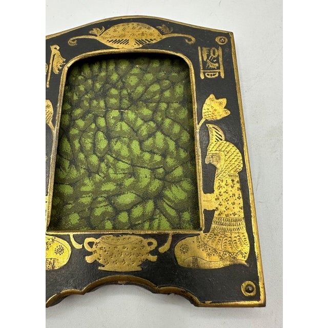 Neo-Egyptian Style Photo Frames, 1930s, Set of 3 For Sale - Image 6 of 13